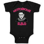 Baby Clothes Notorious R.B.G Ruth Bader Ginsburg Baby Bodysuits Cotton