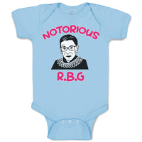 Baby Clothes Notorious R.B.G Ruth Bader Ginsburg Baby Bodysuits Cotton