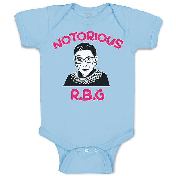 Baby Clothes Notorious R.B.G Ruth Bader Ginsburg Baby Bodysuits Cotton