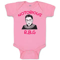 Baby Clothes Notorious R.B.G Ruth Bader Ginsburg Baby Bodysuits Cotton