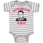 Baby Clothes Notorious R.B.G Ruth Bader Ginsburg Baby Bodysuits Cotton