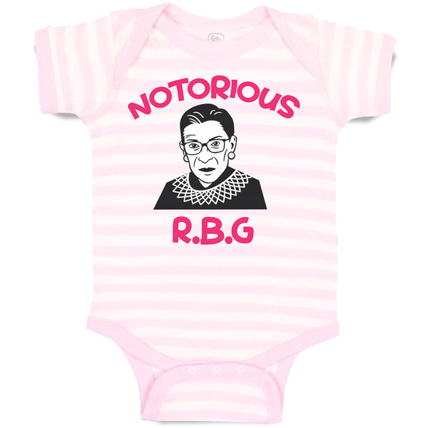 Baby Clothes Notorious R.B.G Ruth Bader Ginsburg Baby Bodysuits Cotton