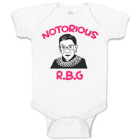 Baby Clothes Notorious R.B.G Ruth Bader Ginsburg Baby Bodysuits Cotton