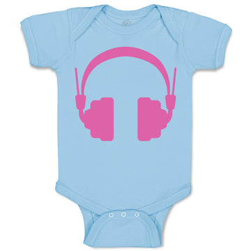 Baby Clothes Headphones Dj Music Style C Baby Bodysuits Boy & Girl Cotton