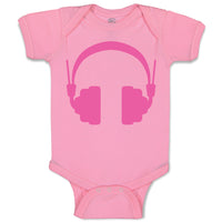 Baby Clothes Headphones Dj Music Style C Baby Bodysuits Boy & Girl Cotton