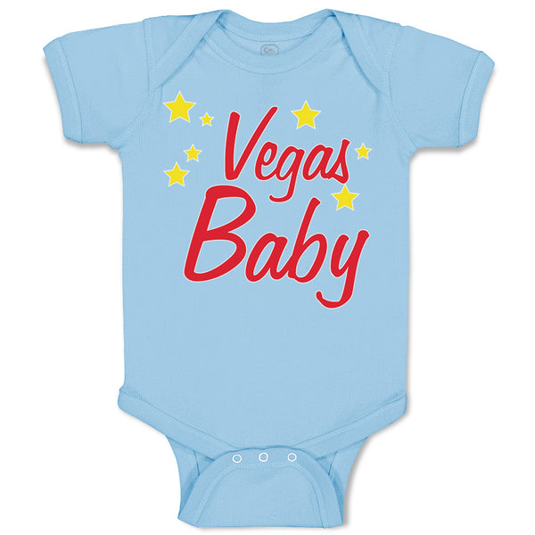 Baby Clothes Vegas Baby Funny Humor Baby Bodysuits Boy & Girl Cotton