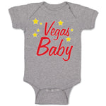 Baby Clothes Vegas Baby Funny Humor Baby Bodysuits Boy & Girl Cotton