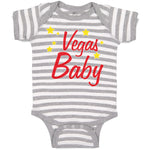 Baby Clothes Vegas Baby Funny Humor Baby Bodysuits Boy & Girl Cotton