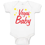 Baby Clothes Vegas Baby Funny Humor Baby Bodysuits Boy & Girl Cotton