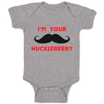 Baby Clothes I'M Your Huckleberry Baby Bodysuits Boy & Girl Cotton