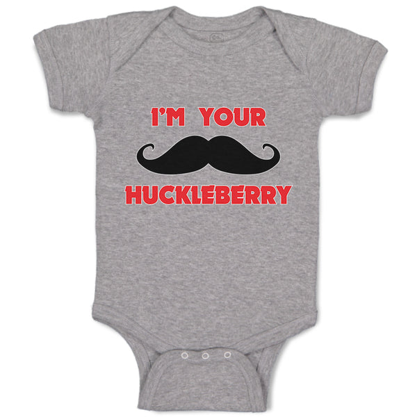 Baby Clothes I'M Your Huckleberry Baby Bodysuits Boy & Girl Cotton
