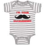 Baby Clothes I'M Your Huckleberry Baby Bodysuits Boy & Girl Cotton