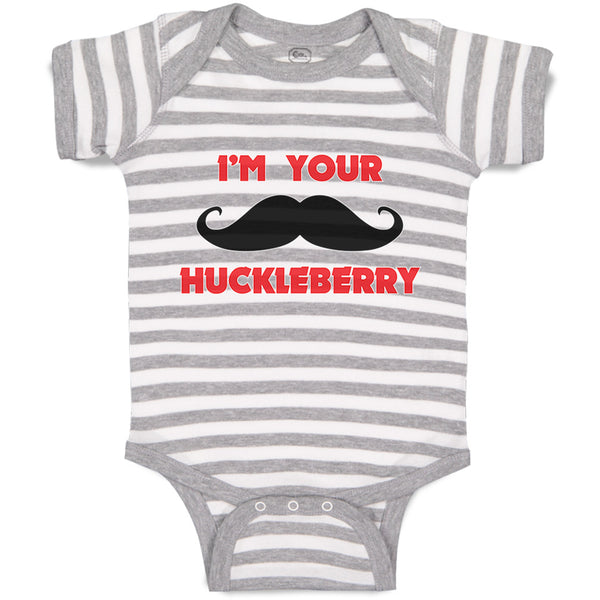 Baby Clothes I'M Your Huckleberry Baby Bodysuits Boy & Girl Cotton