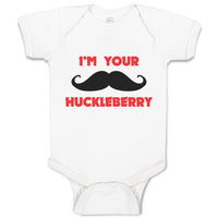 Baby Clothes I'M Your Huckleberry Baby Bodysuits Boy & Girl Cotton