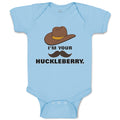 Baby Clothes I'M Your Huckleberry Baby Bodysuits Boy & Girl Cotton
