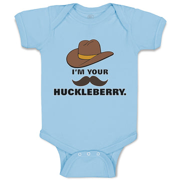 Baby Clothes I'M Your Huckleberry Baby Bodysuits Boy & Girl Cotton