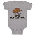 Baby Clothes I'M Your Huckleberry Baby Bodysuits Boy & Girl Cotton