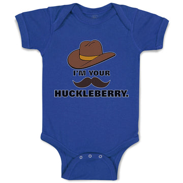 Baby Clothes I'M Your Huckleberry Baby Bodysuits Boy & Girl Cotton