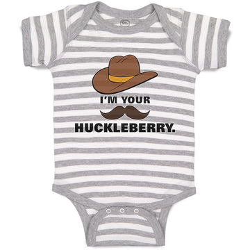 Baby Clothes I'M Your Huckleberry Baby Bodysuits Boy & Girl Cotton