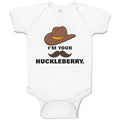 Baby Clothes I'M Your Huckleberry Baby Bodysuits Boy & Girl Cotton