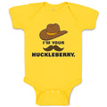 Baby Clothes I'M Your Huckleberry Baby Bodysuits Boy & Girl Cotton