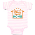 Baby Clothes Country Roads Take Me Home Funny Humor Baby Bodysuits Cotton