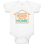 Baby Clothes Country Roads Take Me Home Funny Humor Baby Bodysuits Cotton