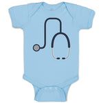 Baby Clothes Doctor's Medical Equipment Stethoscope Module 2 Baby Bodysuits