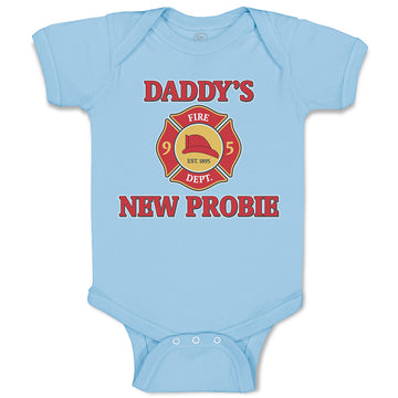 Baby Clothes Daddy's New Probe with Badge Baby Bodysuits Boy & Girl Cotton