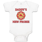 Baby Clothes Daddy's New Probe with Badge Baby Bodysuits Boy & Girl Cotton