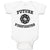 Baby Clothes Future Firefighter with Badge Baby Bodysuits Boy & Girl Cotton