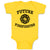 Baby Clothes Future Firefighter with Badge Baby Bodysuits Boy & Girl Cotton