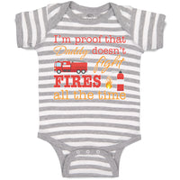 Baby Clothes I'M Proof That Daddy Doesn'T Fight Fires All The Time Cotton
