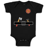 Baby Clothes Carpenterer Costume Tool Belt with Badge Baby Bodysuits Cotton