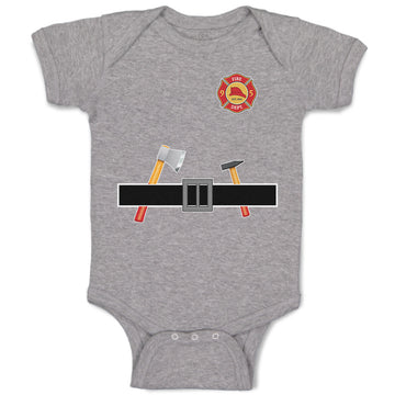 Baby Clothes Carpenterer Costume Tool Belt with Badge Baby Bodysuits Cotton