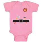 Baby Clothes Carpenterer Costume Tool Belt with Badge Baby Bodysuits Cotton