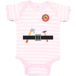 Baby Clothes Carpenterer Costume Tool Belt with Badge Baby Bodysuits Cotton