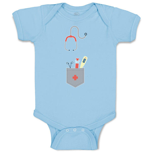 Baby Clothes Doctor Costume with Medical Equipment and Stethoscope Cotton