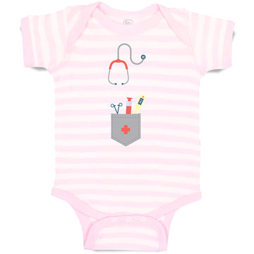 Baby Clothes Doctor Costume with Medical Equipment and Stethoscope Cotton