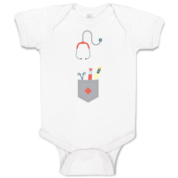 Baby Clothes Doctor Costume with Medical Equipment and Stethoscope Cotton