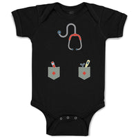 Baby Clothes Doctor Costume with Medical Equipment and Stethoscope Cotton