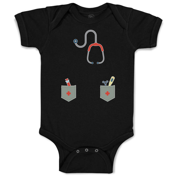 Baby Clothes Doctor Costume with Medical Equipment and Stethoscope Cotton