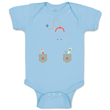 Baby Clothes Doctor Costume with Medical Equipment and Stethoscope Cotton
