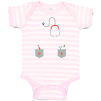 Baby Clothes Doctor Costume with Medical Equipment and Stethoscope Cotton