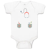 Baby Clothes Doctor Costume with Medical Equipment and Stethoscope Cotton