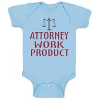 Baby Clothes Attorney Work Product Style A Funny Humor Baby Bodysuits Cotton