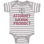 Baby Clothes Attorney Work Product Style A Funny Humor Baby Bodysuits Cotton