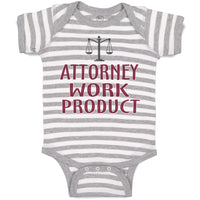 Baby Clothes Attorney Work Product Style A Funny Humor Baby Bodysuits Cotton