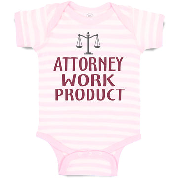 Baby Clothes Attorney Work Product Style A Funny Humor Baby Bodysuits Cotton