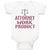 Baby Clothes Attorney Work Product Style A Funny Humor Baby Bodysuits Cotton